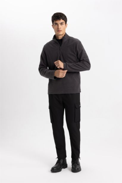 Regular Fıt Polar Sweatshirt