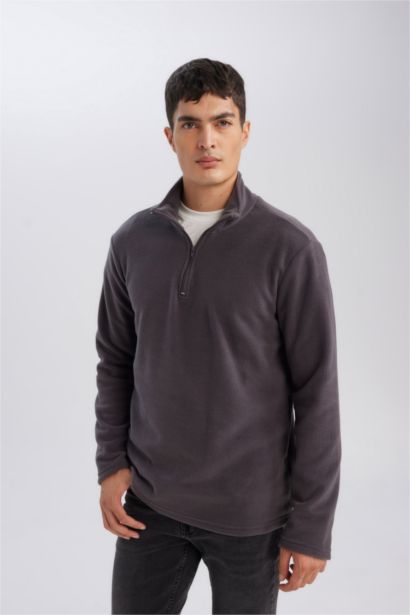 Regular Fıt Polar Sweatshirt