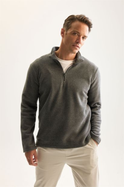 Regular Fıt Polar Sweatshirt