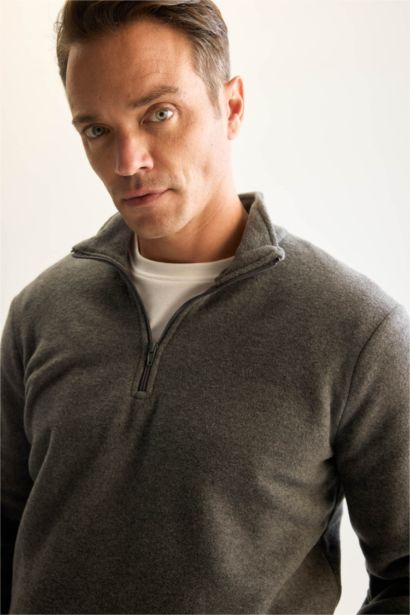 Regular Fıt Polar Sweatshirt