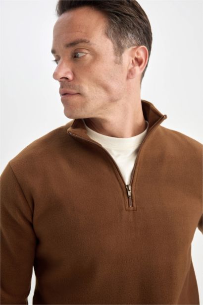 Regular Fıt Polar Sweatshirt