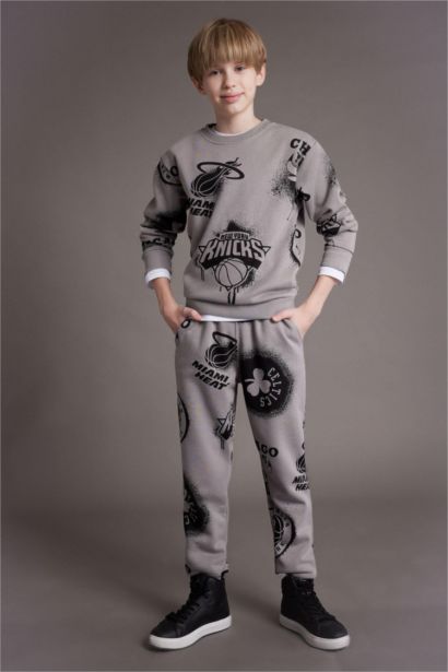 Boy NBA Current Teams Elastic Waist Leg Sweatpants