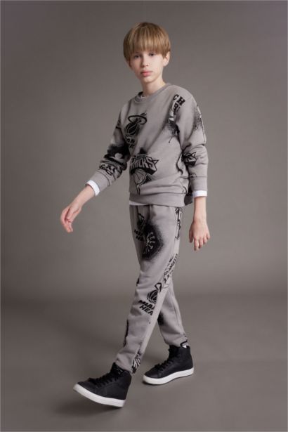 Boy NBA Current Teams Elastic Waist Leg Sweatpants