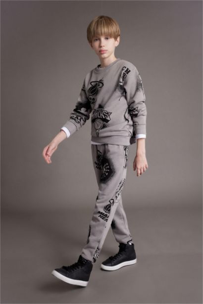 Boy NBA Current Teams Elastic Waist Leg Sweatpants