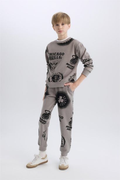 Boy NBA Current Teams Elastic Waist Leg Sweatpants