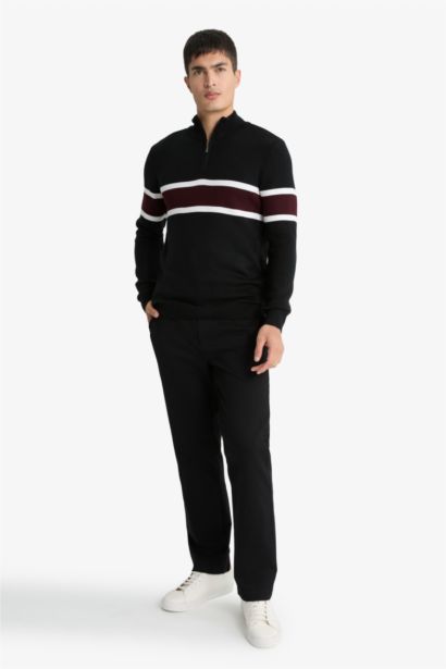 Standard Fit Turtleneck Knitwear Pullover