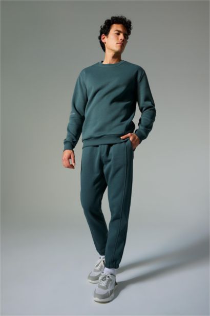 Standart Fıt Kalın Sweatshirt Kumaşı Sweatshirt