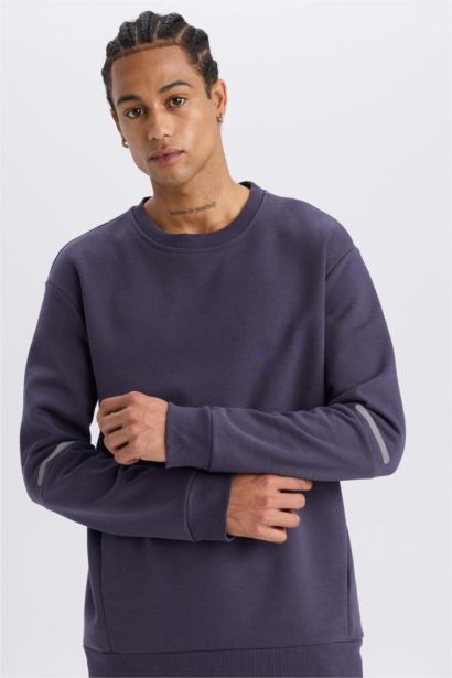 Standart Fıt Kalın Sweatshirt Kumaşı Sweatshirt