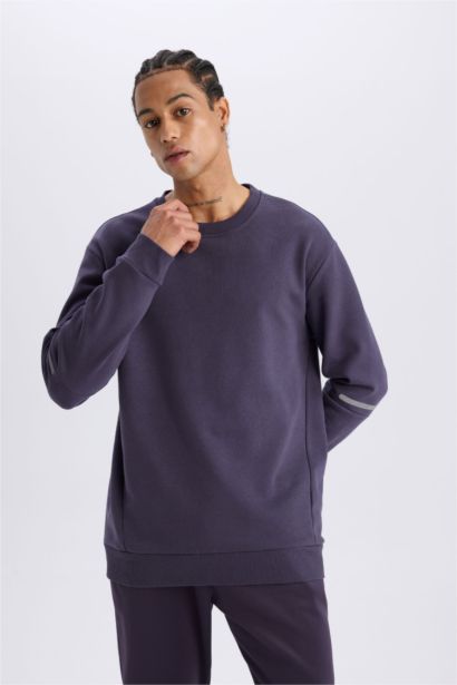 Standart Fıt Kalın Sweatshirt Kumaşı Sweatshirt