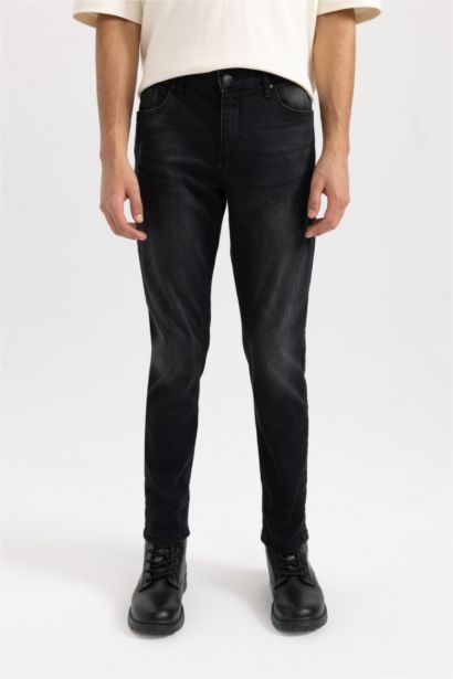 карло - скинни фит деним Шалбар