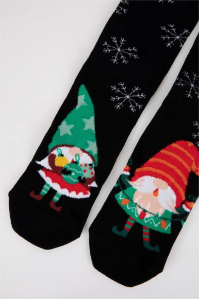 Chaussettes Longues Coton à Thème de Noël pour Homme - 2 Paires