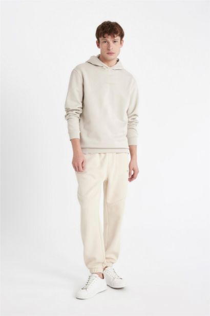 Regular Fit Zipper Pocket Printed Trousers