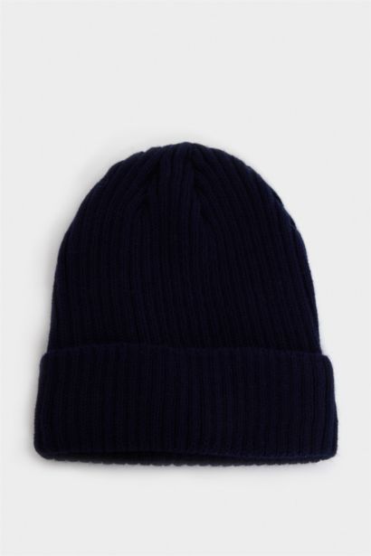 Baby Boy Woven Labeled Beanie