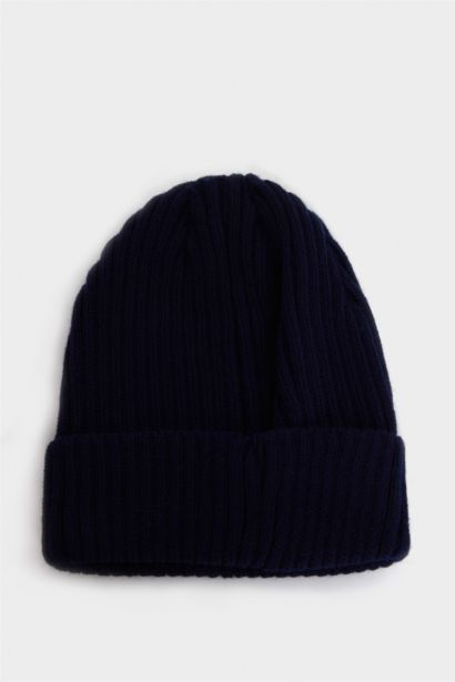 Baby Boy Woven Labeled Beanie