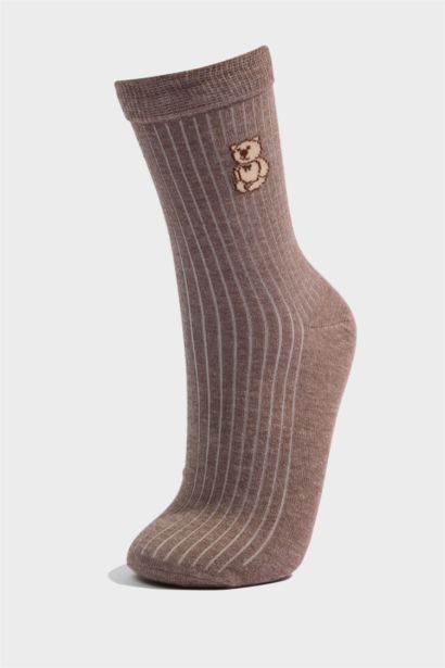 شرابات حريمي طويل قطن - 3 قطع