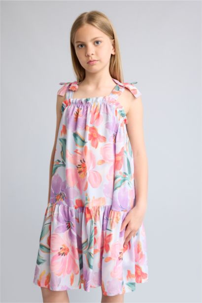 Strappy Woven Dress