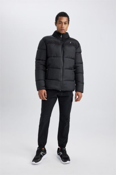 Water Repellent Zipper Puffer Jacket