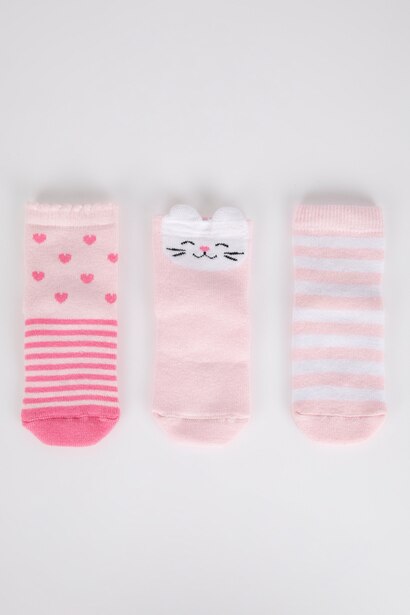 Baby Girl 3 piece Terry Socks