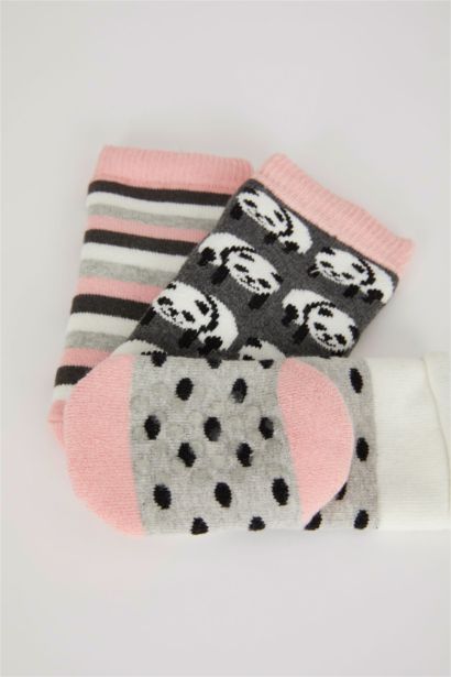 Chaussettes Longues Coton 3 BéBé Fille