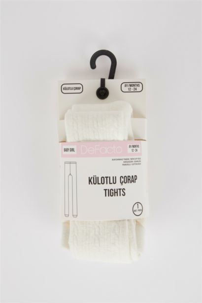 Pamuklu Uzun Çorap Kız Bebek