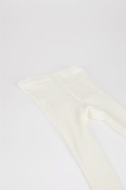 Pamuklu Uzun Çorap Kız Bebek