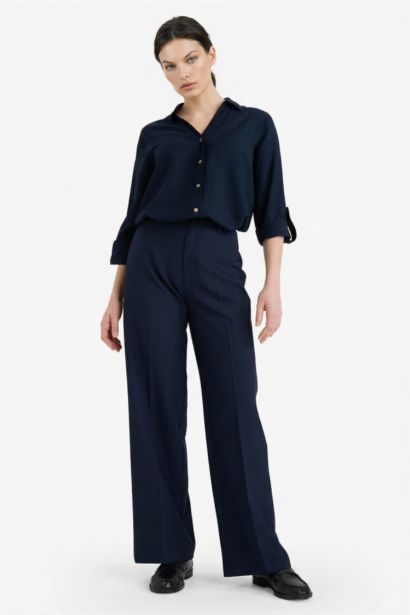 Рубашка с длинным рукавом стандартного кроя для женщин