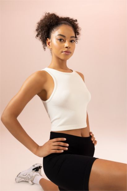 Top À Col Rond DefactoFit