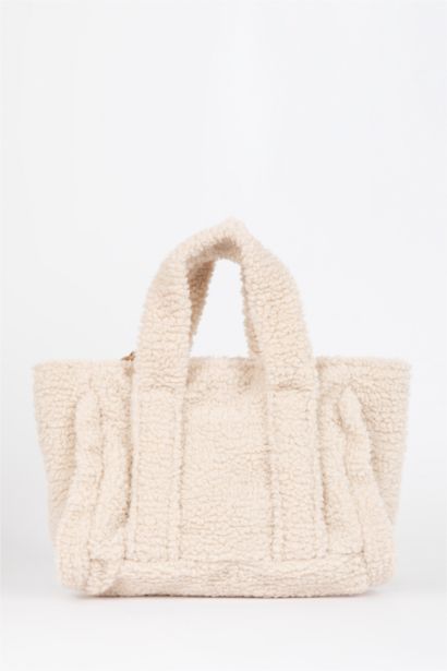 Kadın Basıc Düz Pelüş Çapraz Çanta