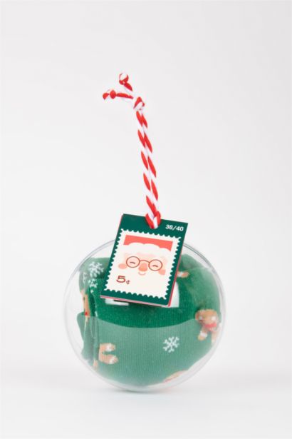 Women Christmas Themed Cotton Long Socks