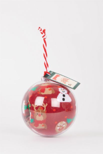 جوارب طويل قطن بطباعة الكريسمس