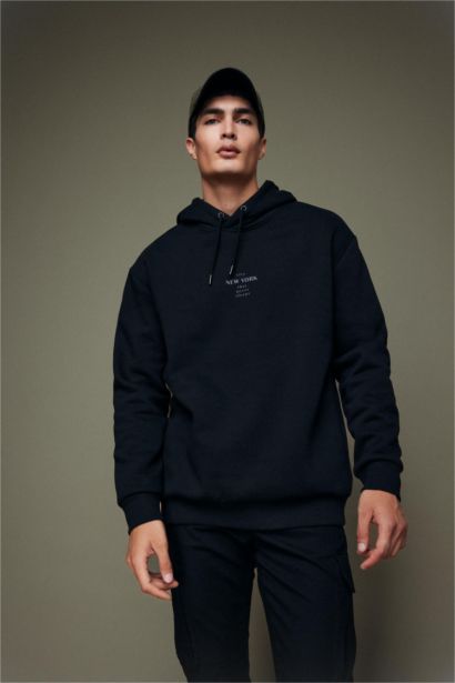 Relax Fit Thick Sweatshirt Fabric Sweatshirt