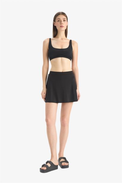 Fall in Love Skirted Swim Shorts