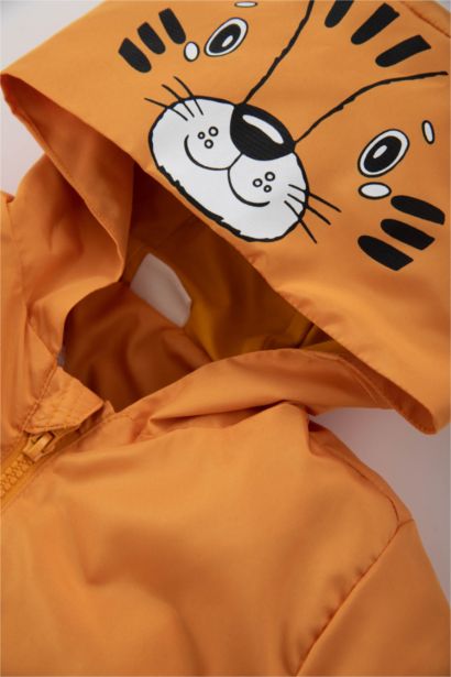 جاكيت ولادي بيبي بغطاء للرأس