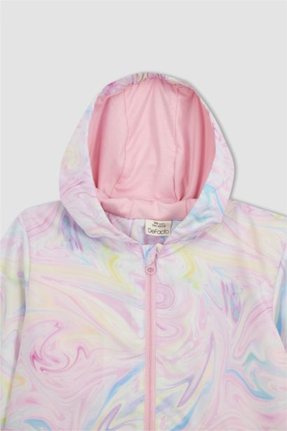 جاكيت بناتي بيبي بغطاء للرأس