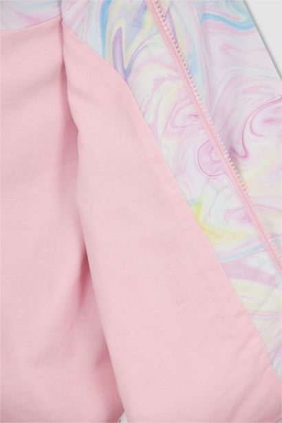 جاكيت بناتي بيبي بغطاء للرأس