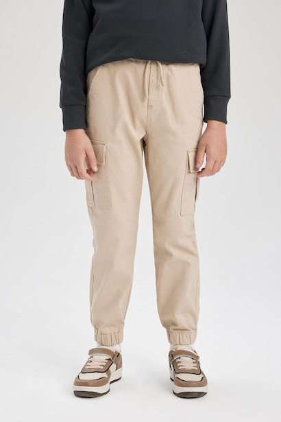Cargo Jogger Gabardine Trousers