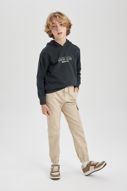 Cargo Jogger Gabardine Trousers