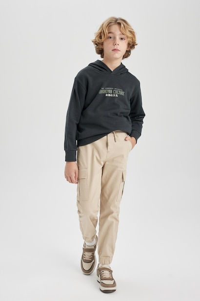 Cargo Jogger Gabardine Trousers