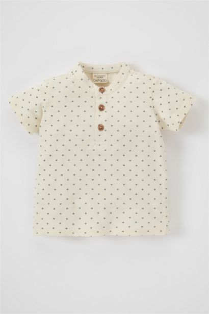 Baby Boy Regular Fit Pique Short Sleeve T-Shirt