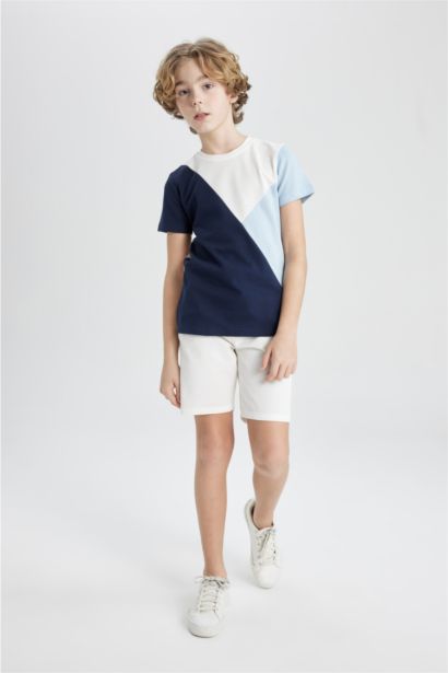 Boy Regular Fit Crew Neck Pique Short Sleeve T-Shirt