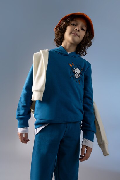 Boys Regular Fit Hoodie Sweatshirt