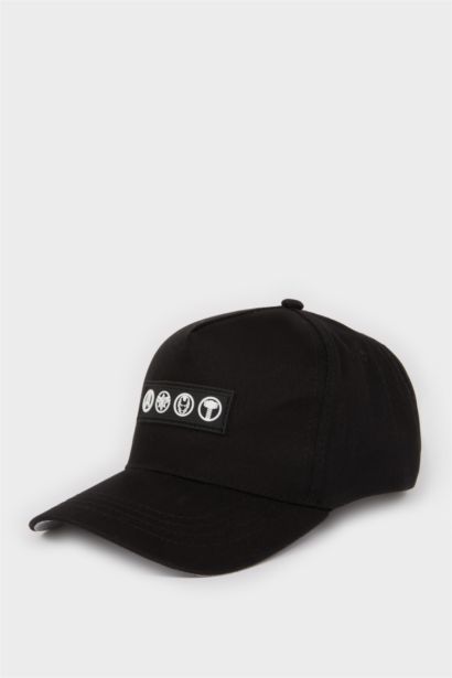 Boy Marvel Avengers Label Printed Woven Cap