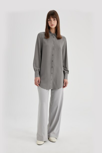 Regular Fit Long Sleeve Tunic