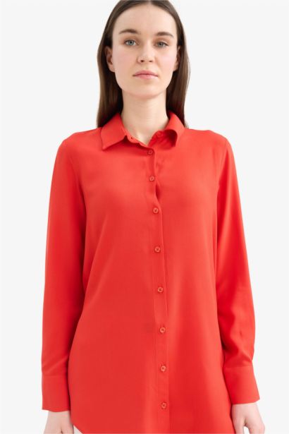 Regular Fit Long Sleeve Shirt Tunic