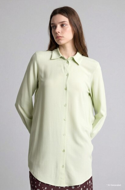 Regular Fit Basic Gömlek Tunik