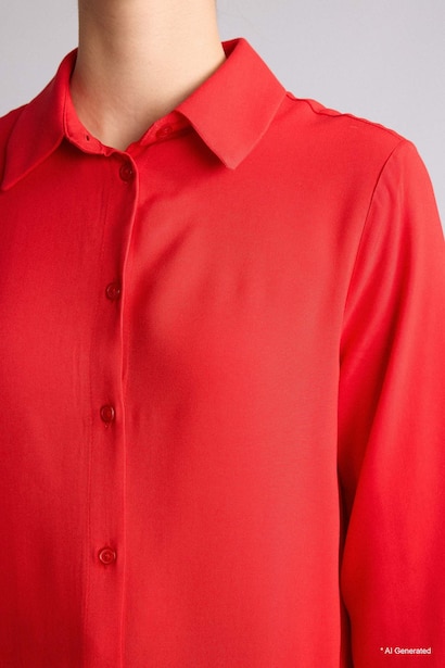 Regular Fit Basic Gömlek Tunik