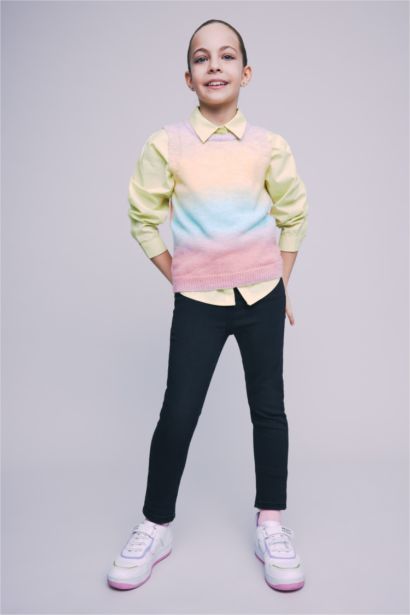 Қыздарға қалыпты пішім Свитер