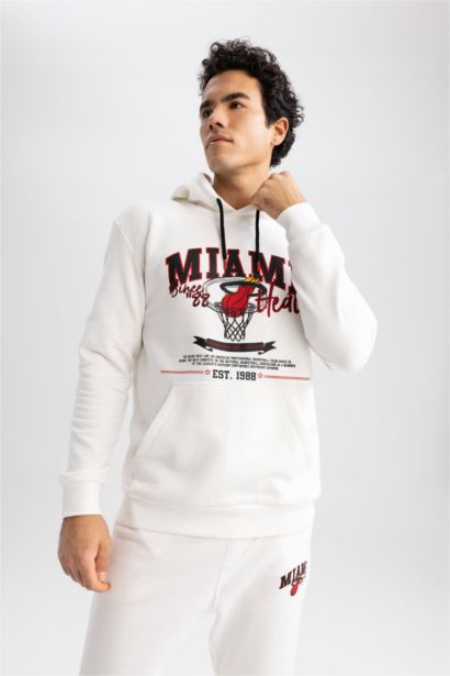 NBA Miami Heat Лицензиялық стандарт пішім бас киімді Свитер