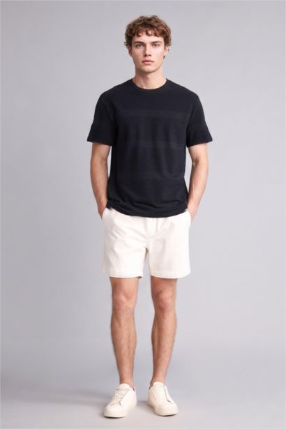 Relax Fit Denim Bermuda Shorts