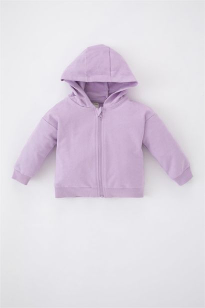 Baby Girl Hooded Sweat Cardigan